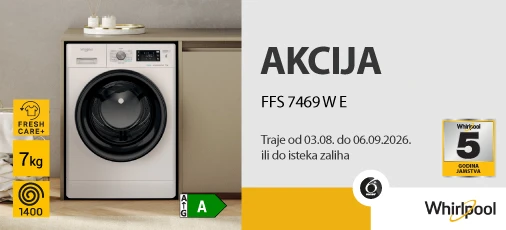 Whirlpool akcija perilica FFS7469W EE 