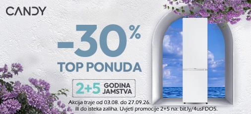 Candy NoFrost hladnjak ECN2CQTEW206