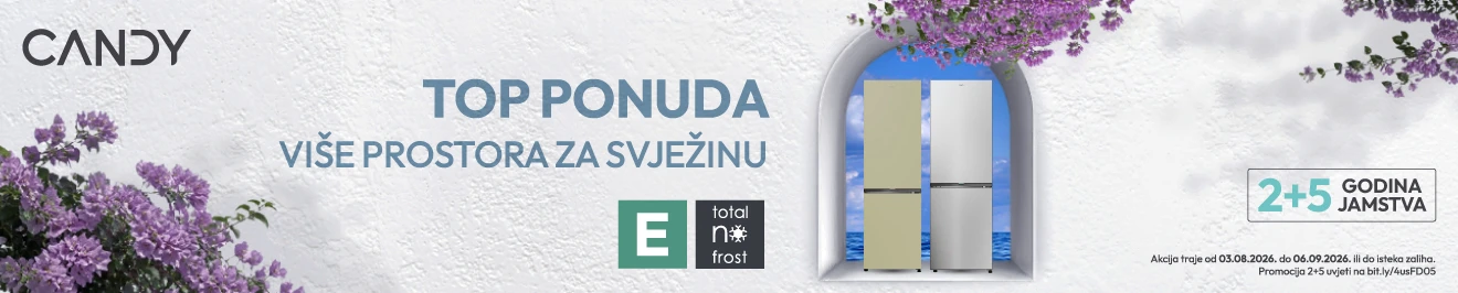 Candy NoFrost hladnjaci, kolovoz