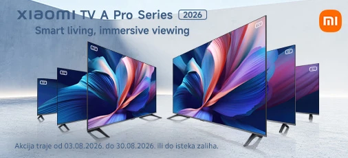 Akcija Xiaomi TV 8mj 2026