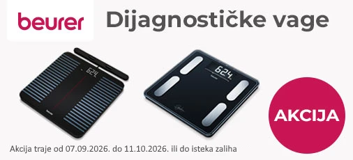 Beurer dijagnostičke vage, rujan 2026