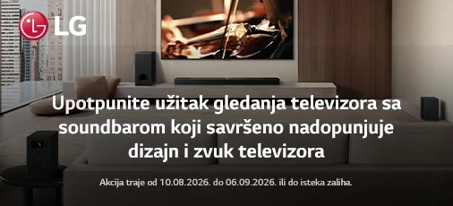 LG Soundbar Akcija Kolovoz 2026