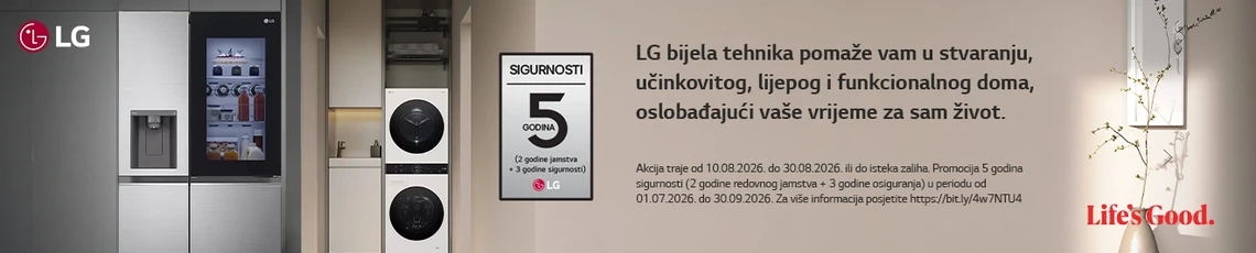 LG Bijela tehnika Akcija Kolovoz 2026