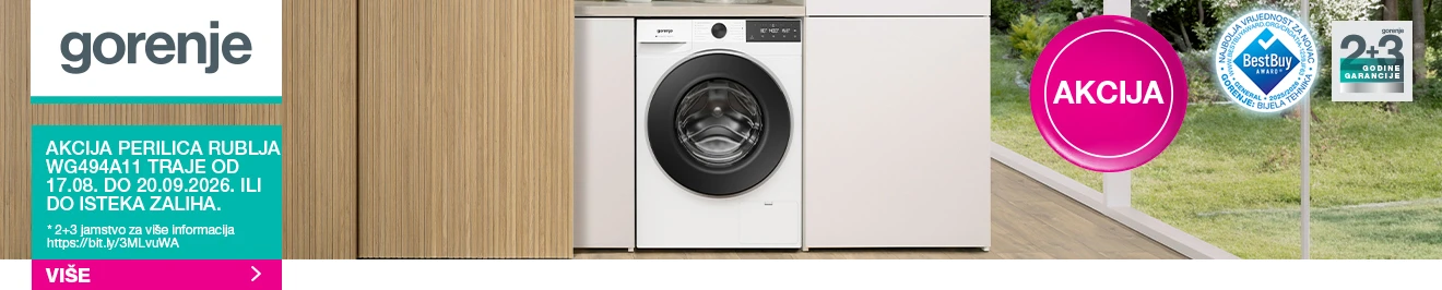 Gorenje WG494A11 kolovoz 2026