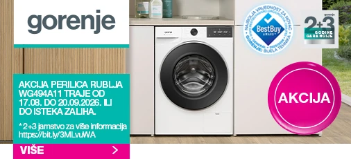 Gorenje WG494A11 kolovoz 2026