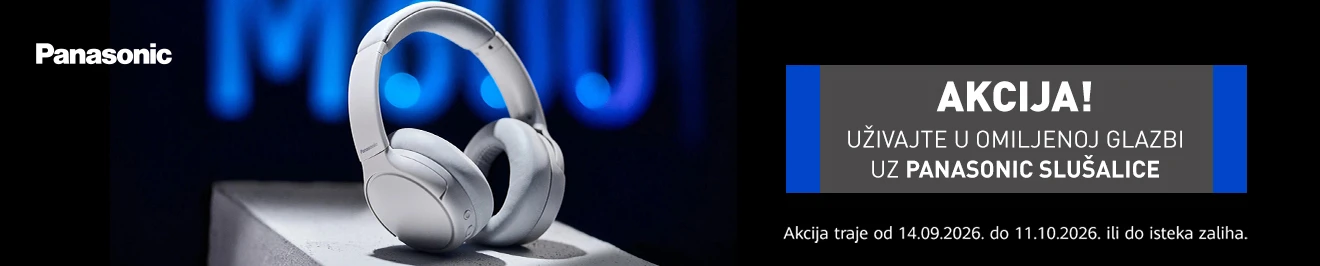 Panasonic slušalice Rujan 2026