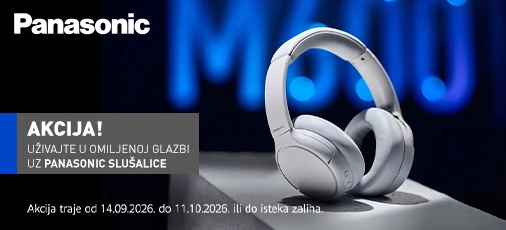 Panasonic slušalice Rujan 2026