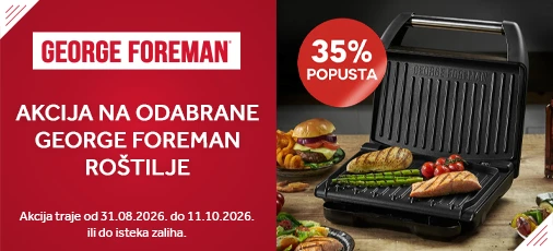 George Foreman roštilji, rujan