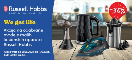 Russell Hobbs mali kućanski aparati,rujan