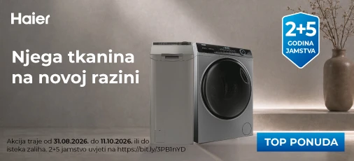 Haier perilice rublja, rujan 2026