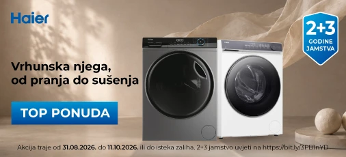 Haier perilice sušilice rublja, rujan