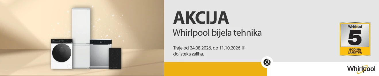 Whirlpool akcija bijela tehnika