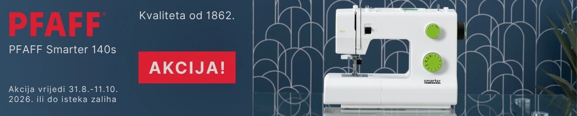 Pfaff Smarter 140S na akciji