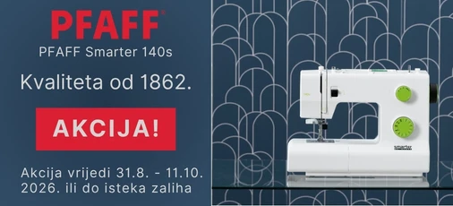 Pfaff Smarter 140S na akciji