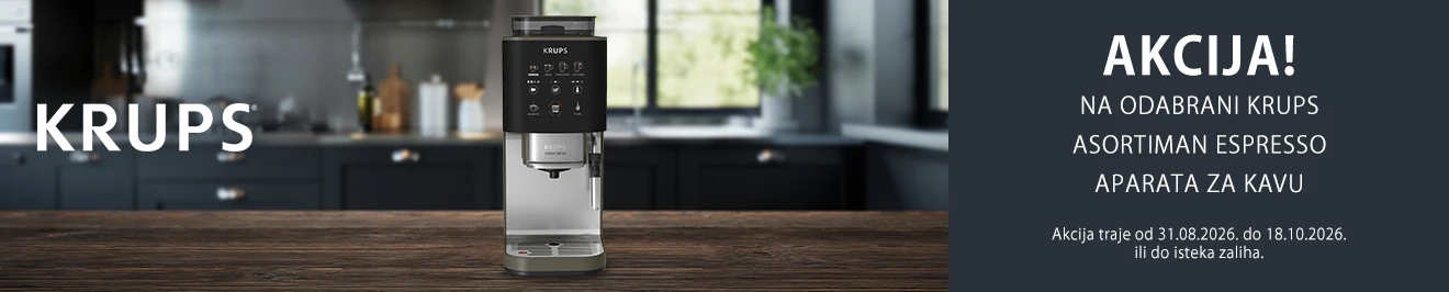 Akcija Krups espresso 9mj 2026
