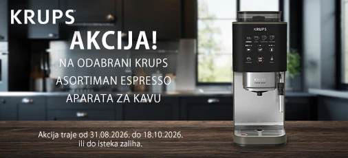 Akcija Krups espresso 9mj 2026