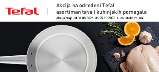 Akcija Tefal tave i dodatci 9mj 2026