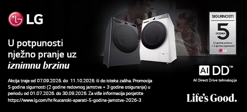 LG Perilice i Sušilice Akcija Rujan 2026