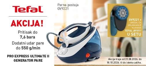 Akcija Tefal GV9221 set 9mj 2026