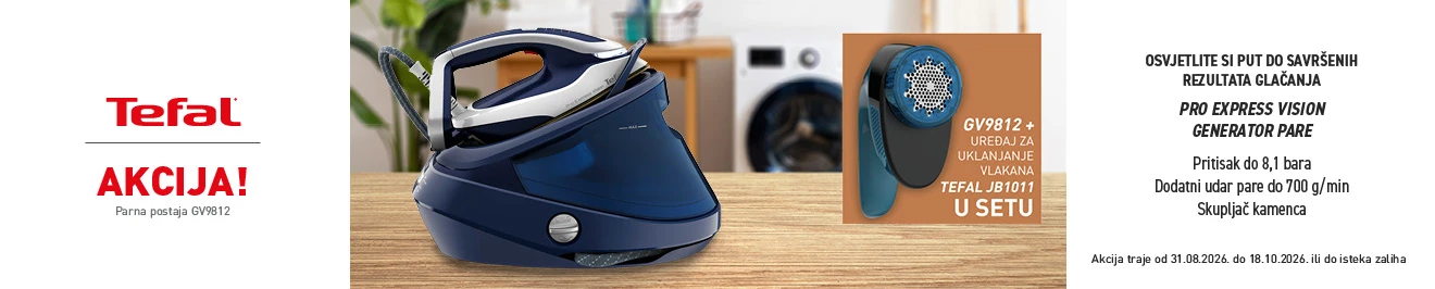 Akcija Tefal GV9812 set