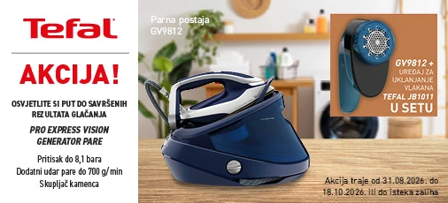 Akcija Tefal GV9812 set