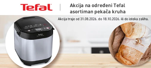Akcija Tefal pekači kruha 9mj 2026