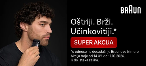 Braun aparati za šišanje Rujan 2026