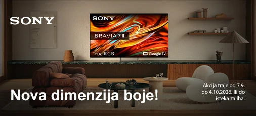 Akcija Sony televizori RGB 2026