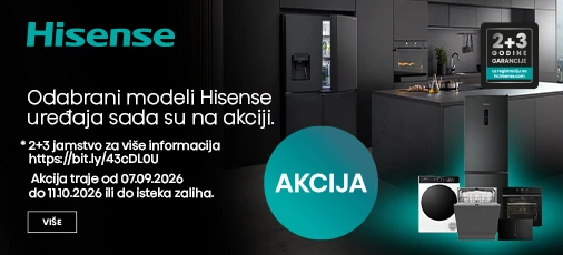 Hisense bijela tehnika rujan 2026