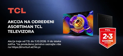 Akcija TCL televizori rujan 2026