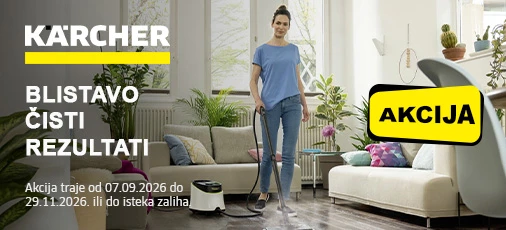Akcija Karcher parni čistači 9mj 2026