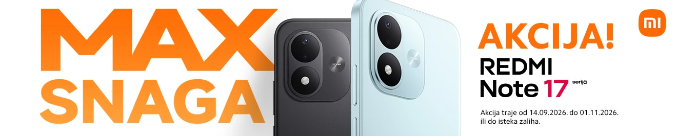 Akcija Redmi note 17 serija 9mj 2026
