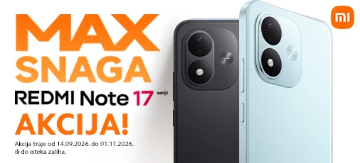 Akcija Redmi note 17 serija 9mj 2026