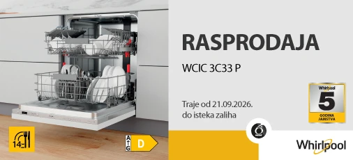 Rasprodaja Whirlpool perilica posuđa 