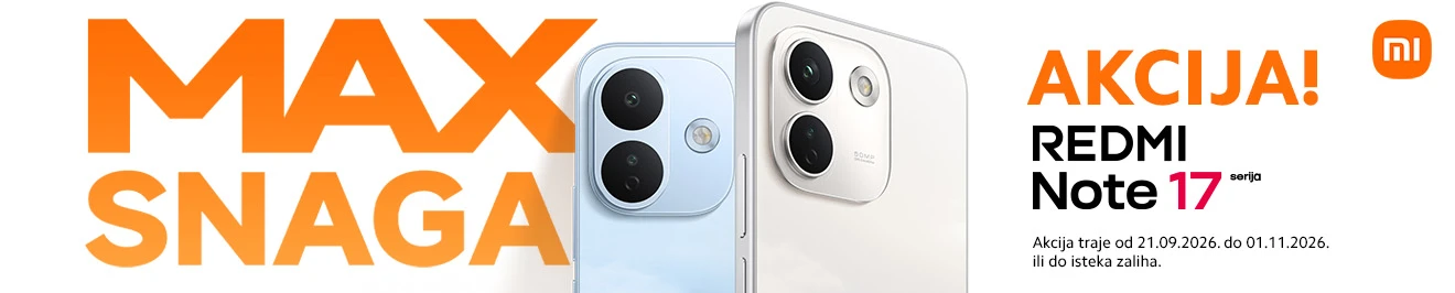Akcija Redmi note 17 pro serija 10mj 2026