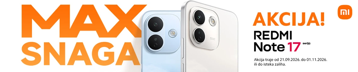 Akcija Redmi note 17 pro serija 10mj 2026