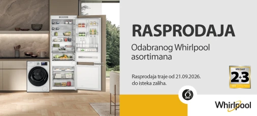 Rasprodaja Whirlpool bijela tehnika rujan