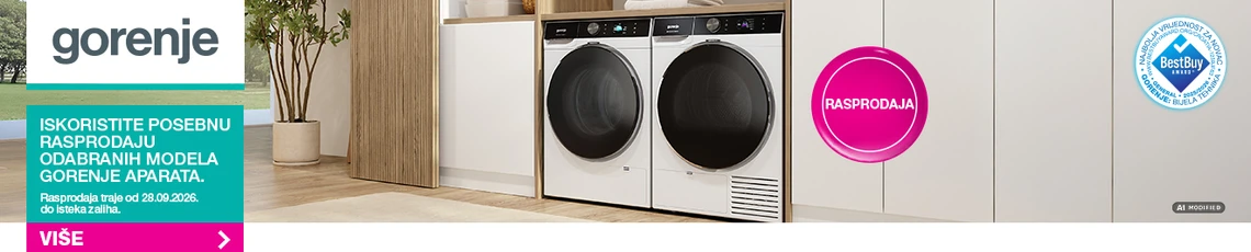 Gorenje rasprodaja odredenih aparata 