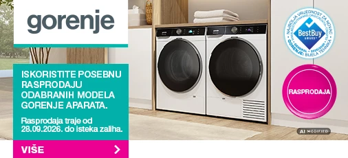 Gorenje rasprodaja odredenih aparata 