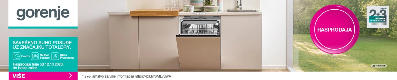 Gorenje GV663D65 rasprodaja 12.10.2026
