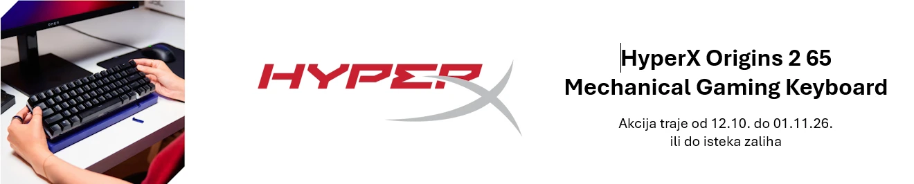 HP Akcija HyperX Origins 2 Listopad 2026
