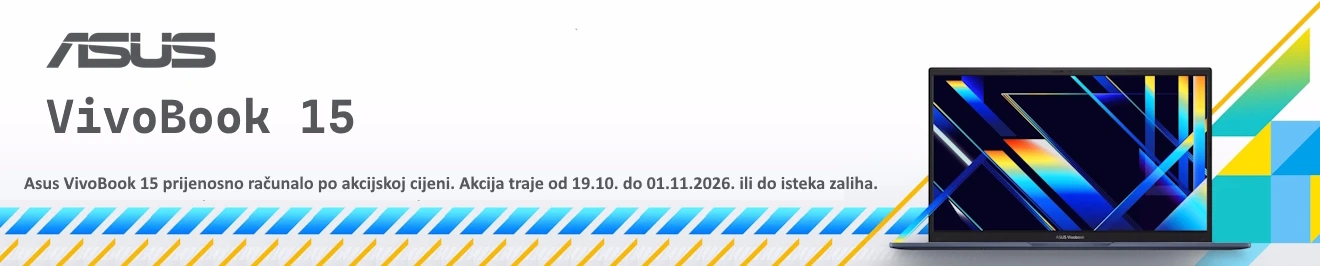 Asus Akcija VivoBook 15 Listopad 2026