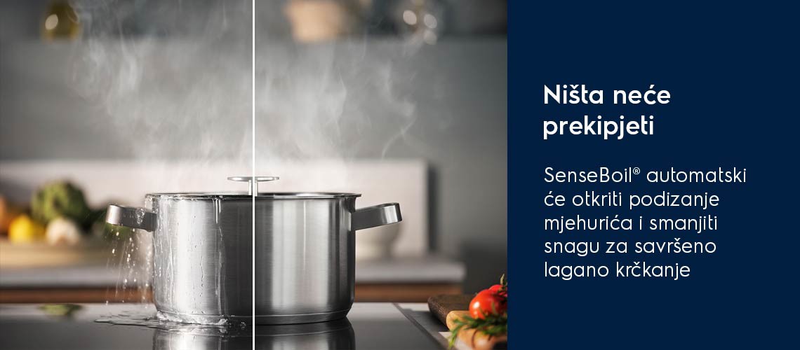 Zagrijavanje vode do vrenja sa senzorom vrenja slika