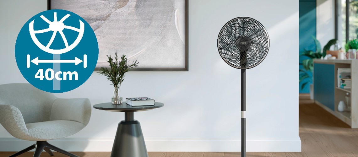  Ventilator s postoljem i stolnom opcijom slika