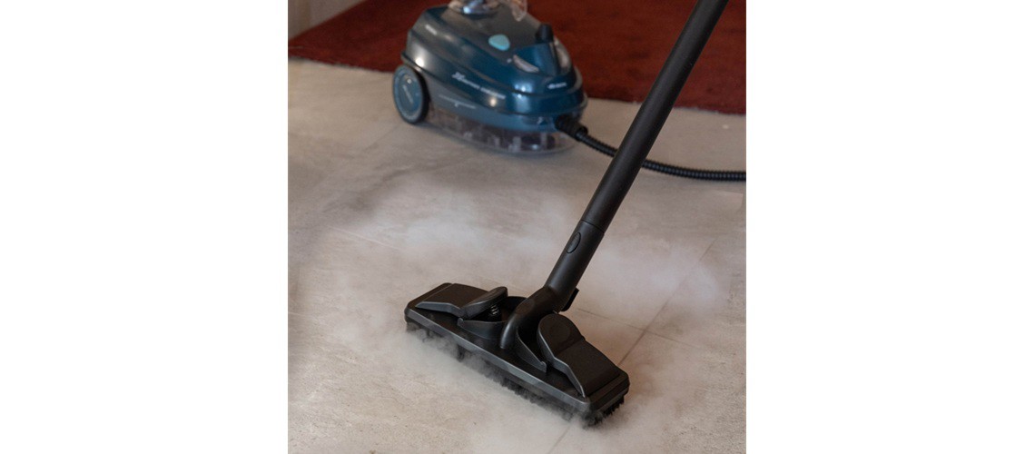 Parni čistač podova s krpom od mikrovlakana slika