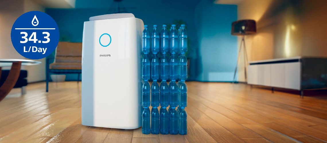 Odvlaživač s kapacitetom od 34,3 l dnevno slika