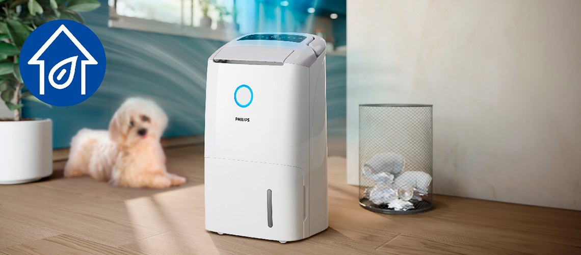 4 brzine ventilatora i 5 postavki vlažnosti