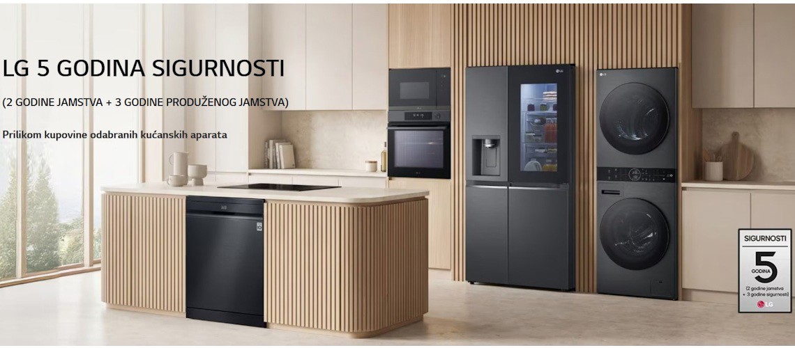 LG Bijela Tehnika sa 5 Godina Sigurnosti slika