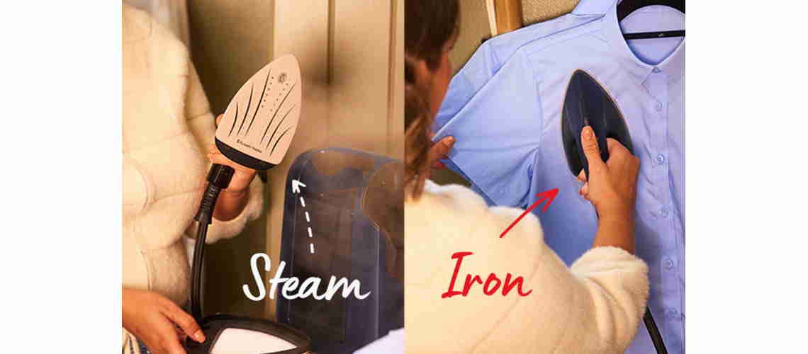 2-u-1 funkcija pare i glačala slika