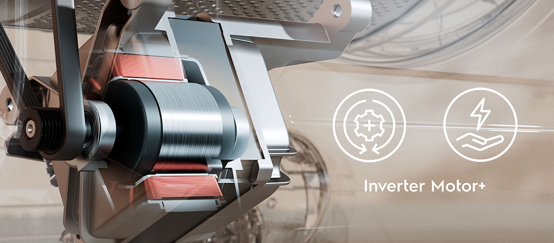 Inverter motor+ je energetski učinkovit i izdržljiv